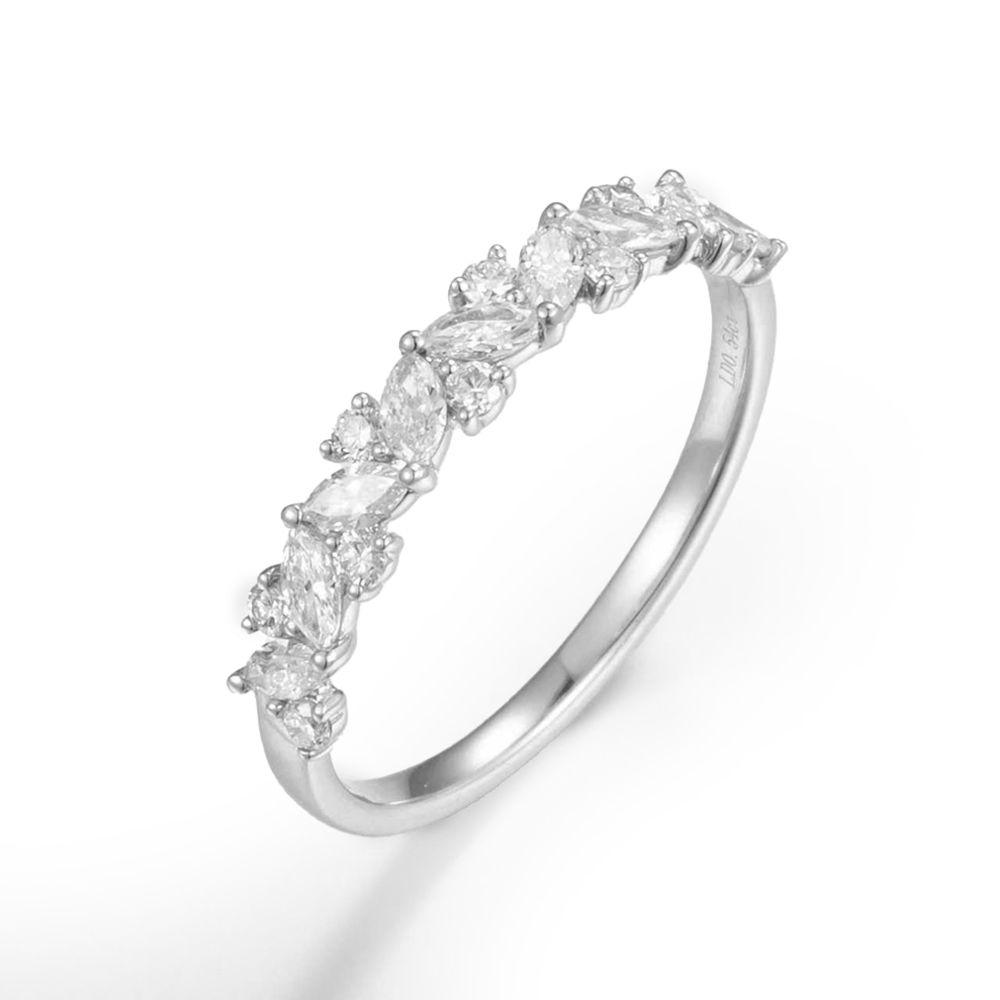 Rosec Jewels 3.50 Ct Tw Moissanite Eternity Wedding Band - D Color VS1 Clarity In 14K/18K Gold - View #11