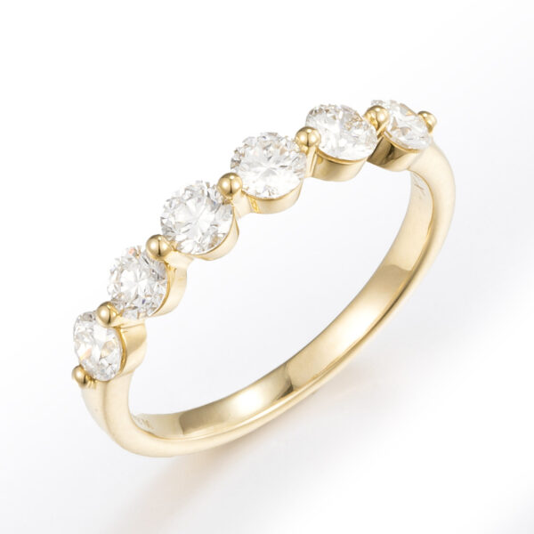 Marseille Half-Shank Lab-Grown Diamond Wedding Ring (0.86 ct tw) in 14K/18K White Gold, Yellow Gold, Rose Gold & Platinum​