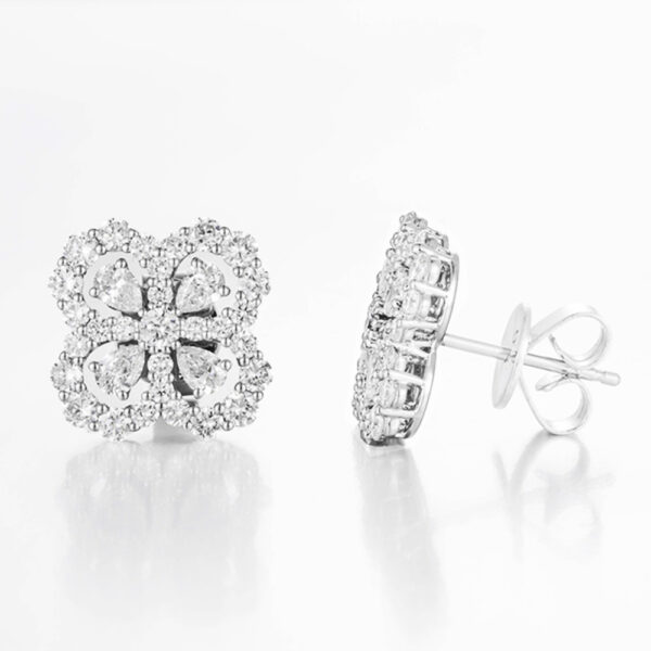 ​​Lab-Grown Diamond Stud Earrings (1.68 ct tw) in 14K Yellow Gold​