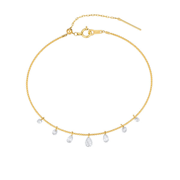 Lab-Grown Diamond Adventure Companion Bracelet in 14K/18K White/Yellow Gold (0.7 ct tw)